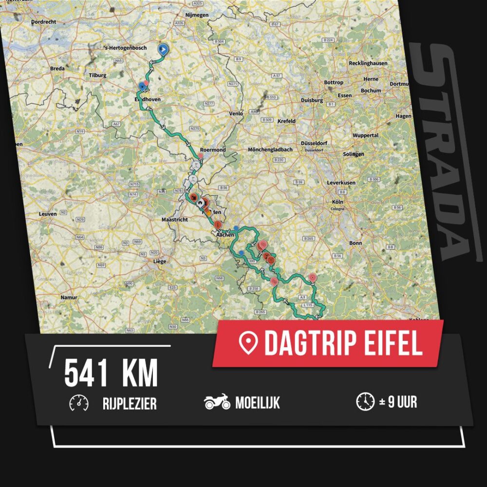 Dagtrip Eifel route